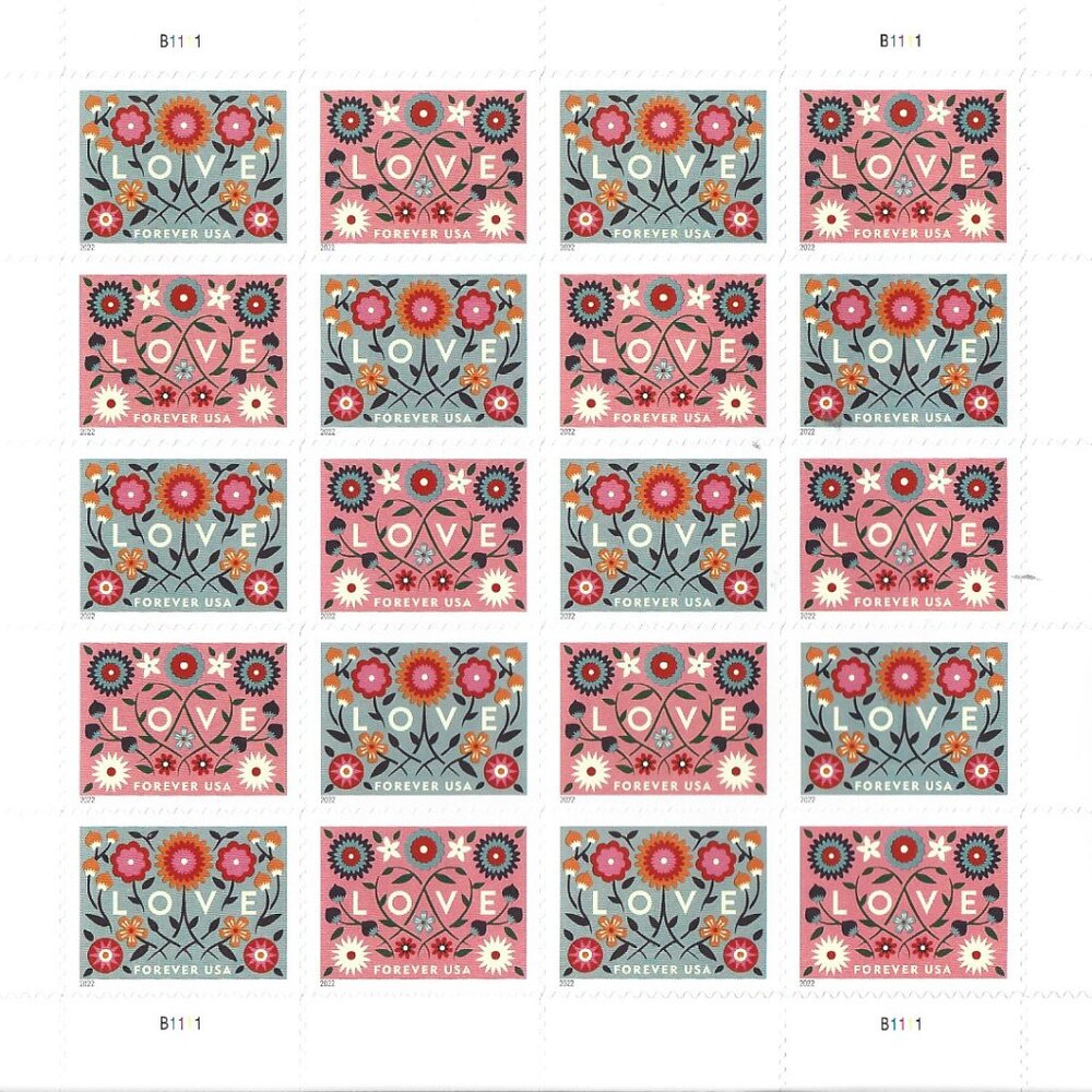 10 sheets of USPS book OF 20 FOREVER STAMPS (RETIRED DESIGN)